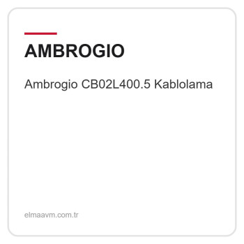 Ambrogio CB02L400.5 Kablolama