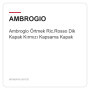 Ambrogio Örtmek Ric.Rosso Dik Kapak Kırmızı Kapsama Kapak