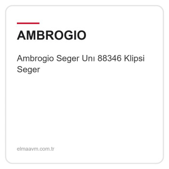 Ambrogio Seger Unı 88346 Klipsi Seger