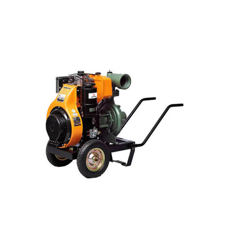 Antrac 4 LD 820 LY3 17bg 4 Şaseli Tekerli Yağmurlama Dizel Su Motoru