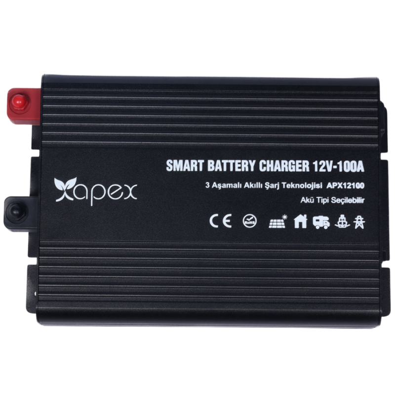 Apex APX12100 12V 100Ah Akü Şarj Cihazı Apex APX12100 12V 100Ah Akü Şarj Cihazı