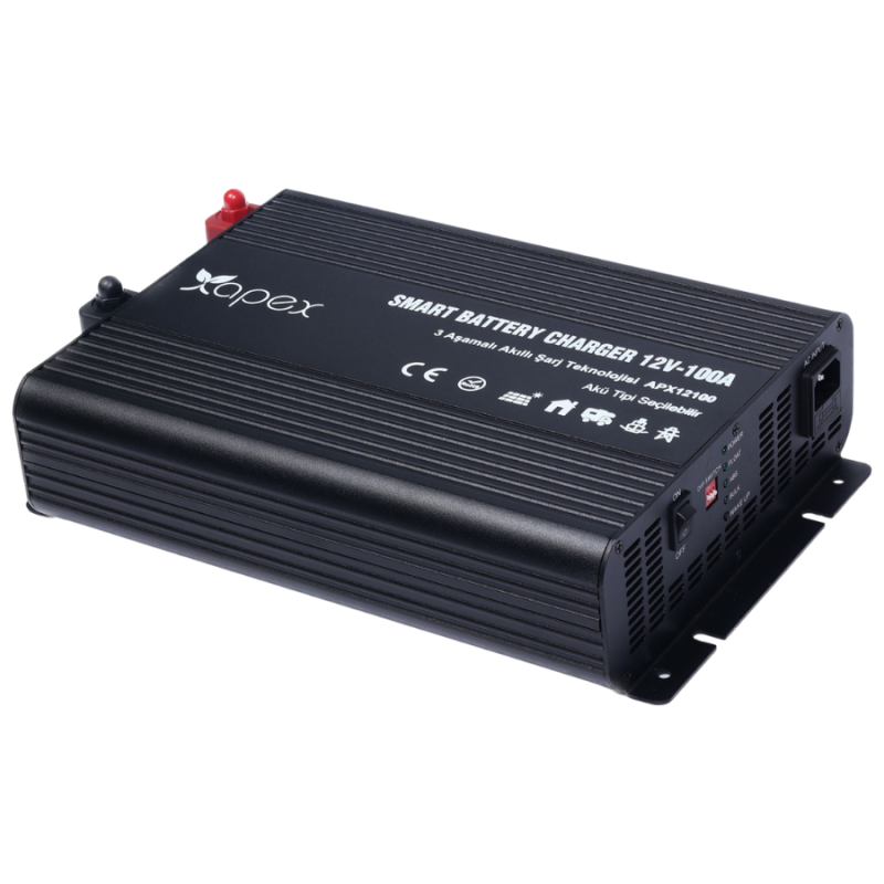 Apex APX12100 12V 100Ah Akü Şarj Cihazı Apex APX12100 12V 100Ah Akü Şarj Cihazı