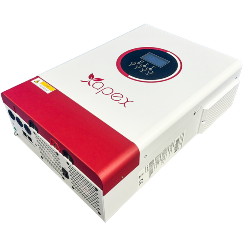 Apex Pro Hybrid 6.2kW 48V 6200W 120A 500Vdc 12.5kg MPPT Akıllı İnvertör