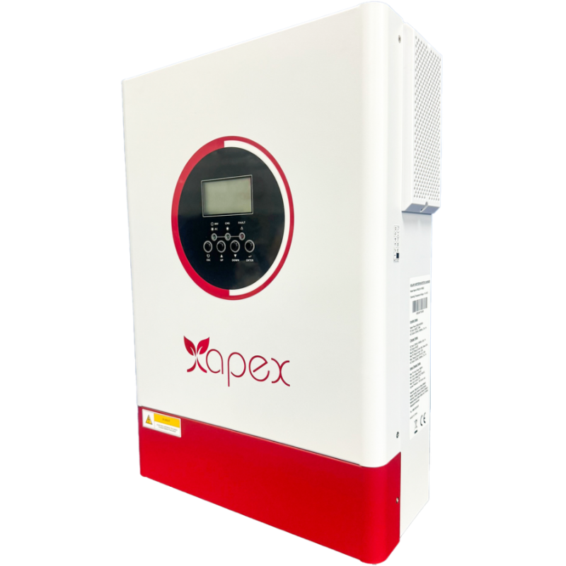 Apex Pro Hybrid 6.2kW 48V 6200W 120A 500Vdc 12.5kg MPPT Akıllı İnvertör