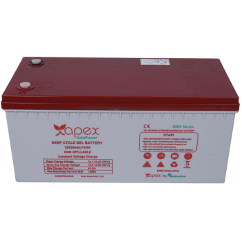 Apex Safepower 12V 200Ah 57kg Jel Akü