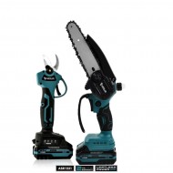 Assur 32mm 21V 3Ahx2Ad Kablosuz 15cm 18.5diş Akülü Mini Testere ve Budama Makası Seti Assur 32mm 21V 3Ahx2Ad Kablosuz 15cm 18.5diş Akülü Mini Testere ve Budama Makası Seti