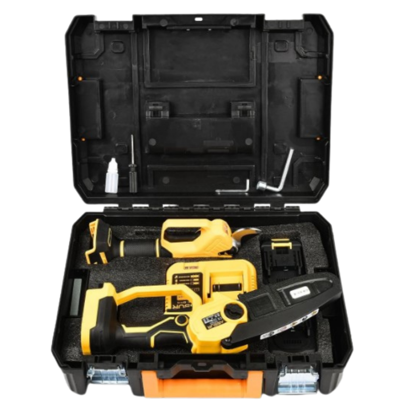 Assur ASR1050 32mm 18V 1.5Ahx2Ad Kablosuz 10cm 14diş Akülü Mini Testere ve Budama Makası Seti