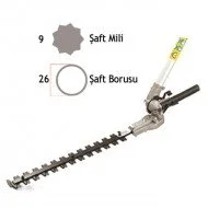 Baco 26mm 9diş Motorlu Tırpan Yüksek Lükstrüm Çit Kesme Şimşir Çit Budama Aparatı