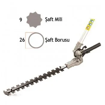 Baco 26mm 9diş Motorlu Tırpan Yüksek Lükstrüm Çit Kesme Şimşir Çit Budama Aparatı Baco 26mm 9diş Motorlu Tırpan Yüksek Lükstrüm Çit Kesme Şimşir Çit Budama Aparatı