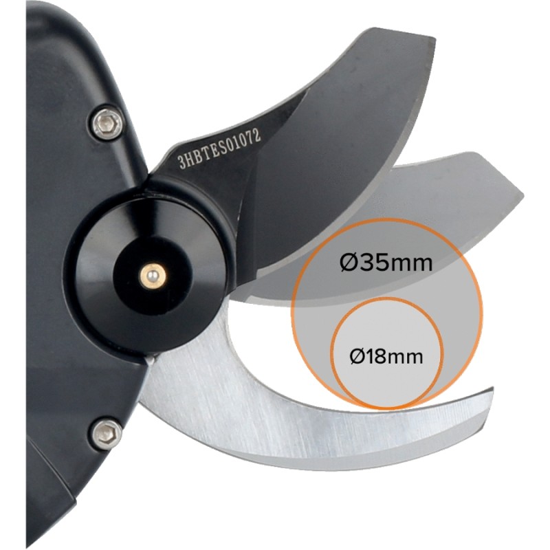 Bahco BCL235 35mm 14.4V LED Ekran Kablosuz Akülü Budama Makası