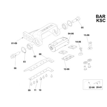 Baseh BAR-KSC Sadece kafa kısmı BAR-KSC Silindirik Kabuk Soyma Ünitesi