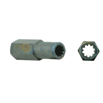 Baseh Flap 16 5 Z10 Yıldız Tırpan Mil Adaptörü