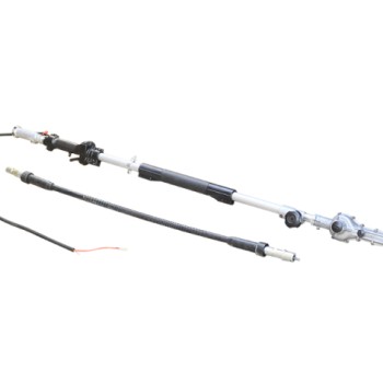 Baseh SHAK051 Palmera Bolat Dakkın 150/250cm 33mm 5kg Teleskopik Sırt Tipi Kancalı Dal Sarsıcı Benzinli Zeytin Hasat Makinesi Şaftı