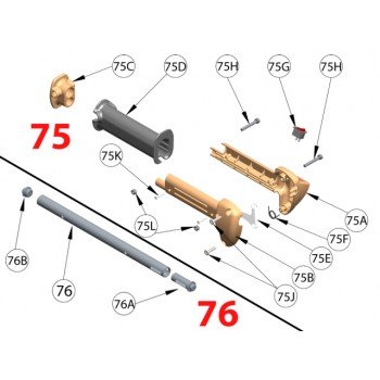 Baseh SHAK000 Motor ve Kauçuk Hortum Hariç Sarsıcı Zeytin Hasat Makinesi Komple Şaft