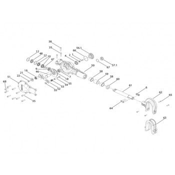 Baseh SHAK091 33mm 1.7kg Şaft Borusu Hariç Sarsıcı Zeytin Hasat Makinesi Komple Kafa