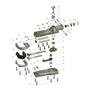 Baseh ZSK 02 00 Sırt Tipi Sarsıcı Zeytin Hasat Makinesi Kafa