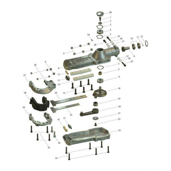Baseh ZSK 02 00 Sırt Tipi Sarsıcı Zeytin Hasat Makinesi Kafa