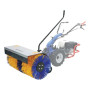 BCS 100cm Çayır Biçme Makinesi için Naylon ve Çelik Tel Fırçalı Yol ve Kar Süpürgesi