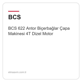 BCS 622 Antor Biçerbağlar Çapa Makinesi 4T Dizel Motor