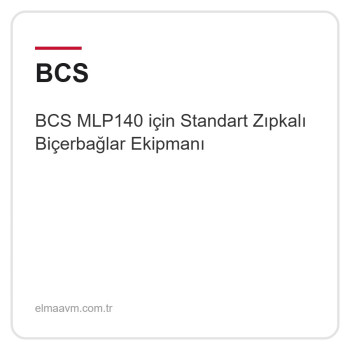 BCS MLP140 için Standart Zıpkalı Biçerbağlar Ekipmanı