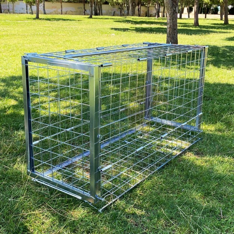 bluebee 120x68x48mm 2.5mm Çelik Telli Köpek Yakalama Kafesi