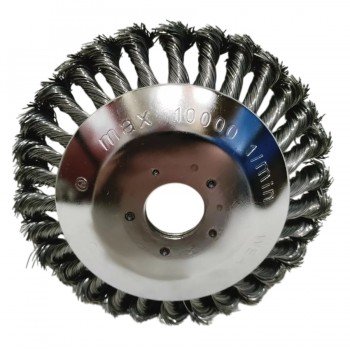 bluebee 152cm Çanak Tipi Çelik Telli Kaldırım Temizleme Motorlu Tırpan Başlığı