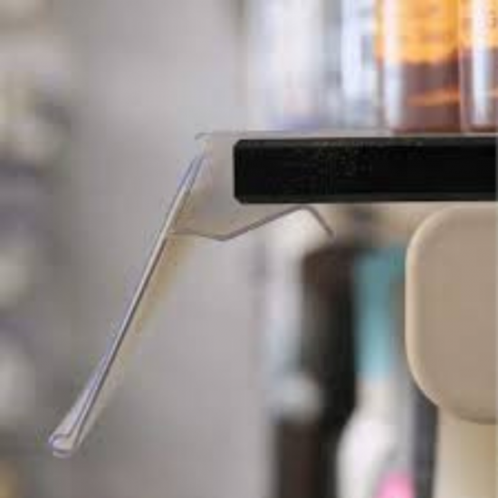 bluebee 3.9x100mm 500adet Şeffaf Geçmeli Cam Raf Etiketi