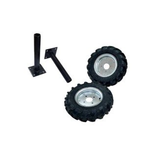 bluebee 4.00x8 Lastik + 27x250mm Mil + 3inç Jant dahil Çapa Makinesi Teker Takımı