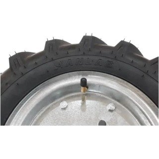 bluebee 4.00x8 Lastik + 27x250mm Mil + 3inç Jant dahil Çapa Makinesi Teker Takımı