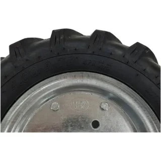 bluebee 4.00x8 Lastik + 27x250mm Mil + 3inç Jant dahil Çapa Makinesi Teker Takımı