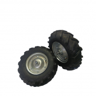 bluebee 4.00x8 Lastik + 3inç Jant + Jant Mili dahil Rulmanlı Çayır Biçme Makinesi Teker Takımı