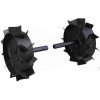 Demiray A15 28x250mm G13xÇ40cm Çapa Makinesi Pro Demir Teker Takımı