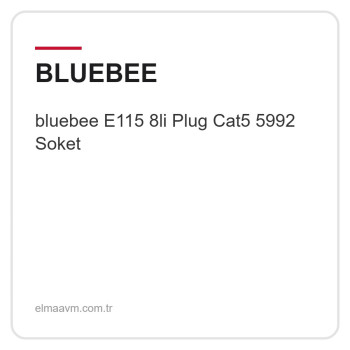 bluebee E115 8li Plug Cat5 5992 Soket bluebee E115 8li Plug Cat5 5992 Soket