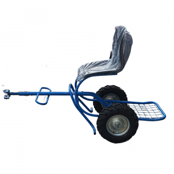 bluebee R23 Tek Koltuklu 4.00x8 Lastikli Mini Taşıma Sele Tipi Çapa Makinesi Römorku