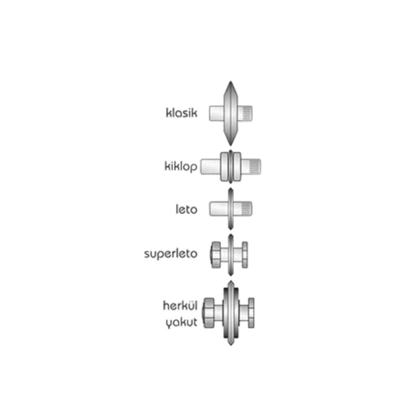 bluebee 18mm Süper Leto Fayans Sermamik Kesme Yedek Elmas Takımı
