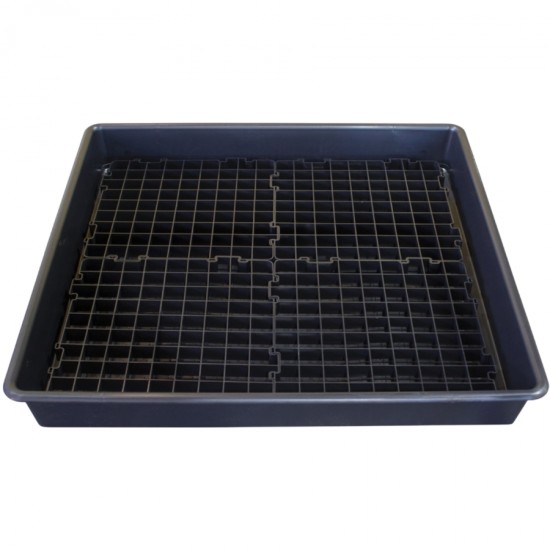 bluebee Taban Izgaralı 100lt 7kg Kimyasal Döküntü Taşıma Tavası