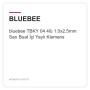 bluebee TBKY 04 4lü 1.0x2.5mm Sarı Buat İçi Yaylı Klemens