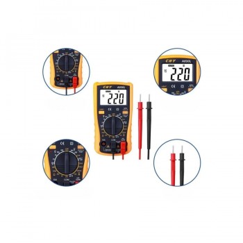 bluebee VC830L Digital LCD Multimetre ile 60W Elektrikli Havya Lehim Makinesi Seti