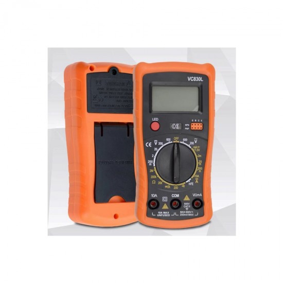 bluebee VC830L Digital LCD Multimetre ile 60W Elektrikli Havya Lehim Makinesi Seti