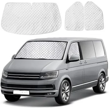 bluebee VW T5 T6 3 Parça 7 katmanlı Termal UV Güneşlik bluebee VW T5 T6 3 Parça 7 katmanlı Termal UV Güneşlik