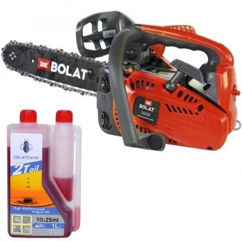 Bolat 2600 1.03bg 0.77kW 26cc 25cm 3/8P 91 20diş 2.5kg 2T Motor Yağı dahil Benzin Motorlu Budama Testeresi Seti