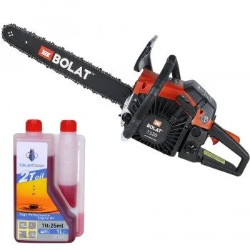 Bolat 5520 3bg 52cc 45cm .325inc 36diş 1.3mm .050inc 6.6kg 2T Motor Yağı dahil Benzin Motorlu Testere Seti