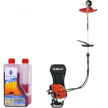 Bolat BS 520 2.8bg 51.7cc 26mm 9.9kg 2T Motor Yağı dahil Sırt Tipi Benzin Motorlu Tırpan Seti