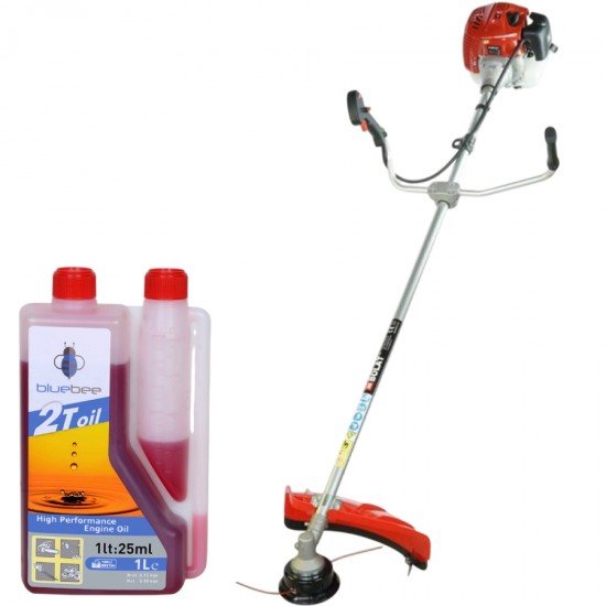 Bolat BY 520 2.8bg 51.7cc 7.9kg 2T Motor Yağı dahil Bisiklet Kol Yan Tip Benzin Motorlu Tırpan Seti