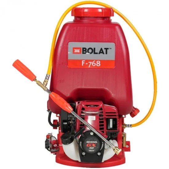 Bolat F768 4T GX35 Honda 1.2bg 35bar 8m/lt/dk 25lt 9kg Sırt Tipi Benzinli İlaçlama Makinesi