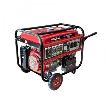 Bolat MB6000 5.5kW 6.5kVa 13bg 340cc 75kg Tekerli İpli Monofaze Benzinli Jeneratör
