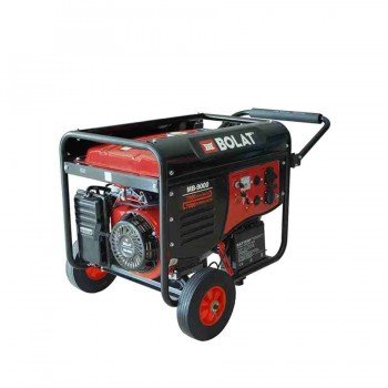 Bolat MB9000 7.5kW 9.5kVa 17bg 458cc 90kg Tekerli Marşlı Monofaze Benzinli Jeneratör Bolat MB9000 7.5kW 9.5kVa 17bg 458cc 90kg Tekerli Marşlı Monofaze Benzinli Jeneratör