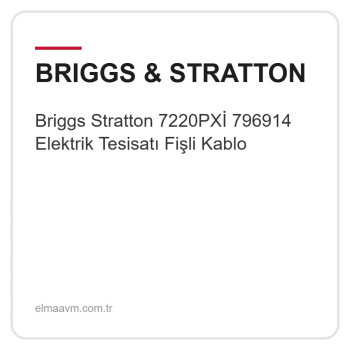 Briggs Stratton 7220PXİ 796914 Elektrik Tesisatı Fişli Kablo
