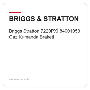 Briggs Stratton 7220PXİ 84001953 Gaz Kumanda Braketi