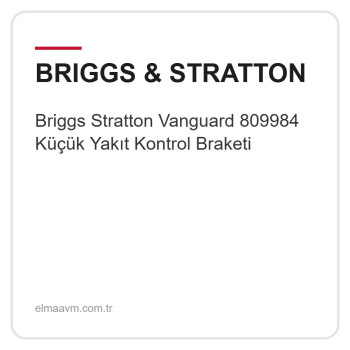 Briggs Stratton Vanguard 809984 Küçük Yakıt Kontrol Braketi
